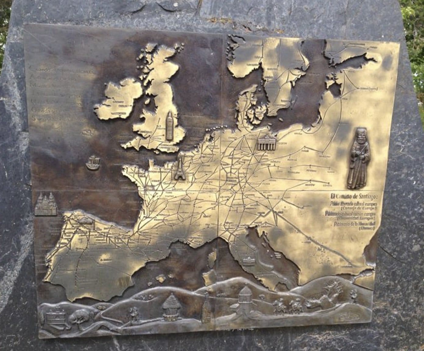 mapa caminho de santiago